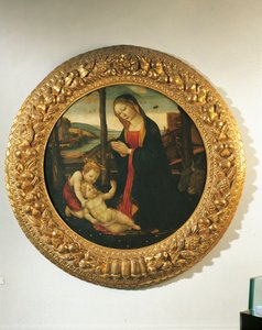 Madonna and Child with St. John by Master of the Miller Tondo (attr. to)