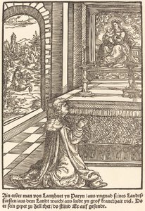 An Honest Man from Lanshuet by Master of the Miracles of Mariazell