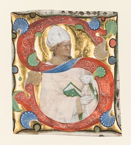 Initial S from a Gradual: St. Augustine