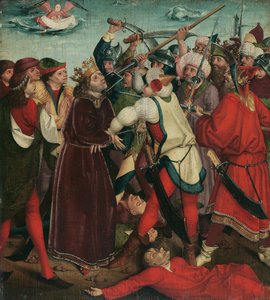 The Martyrdom of Saint Oswald at the Battle of Maserfield by Master of the Oswald legend