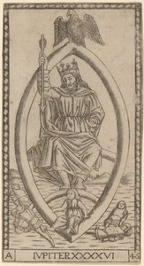 Jupiter by Master of the S Series Tarocchi