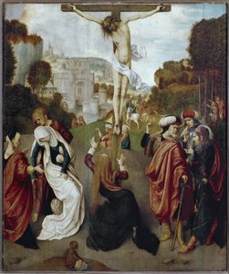 Crucifixion by Master of the Virgo Inter Virgines