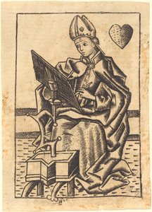 Saint Augustine by Master with the Banderoles