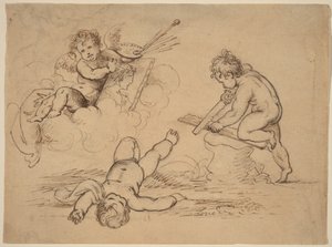 Allegory: Four Putti by Mather Brown