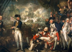 Lord Howe on the Deck of The 