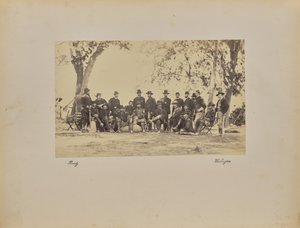 Burnside and Staff by Mathew B. Brady