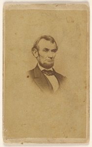Engraving of Abraham Lincoln after a photograph by Mathew B. Brady by Mathew B. Brady