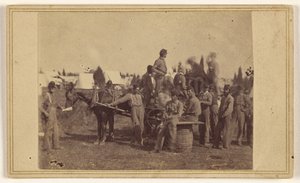 Ft. Runyon Settlers by Mathew B. Brady