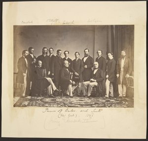 Prince of Wales and Suite (New York). 1860 by Mathew B. Brady