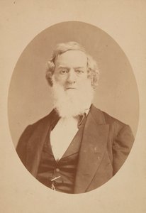 Cabinet card of Gideon Welles, 1860-1878