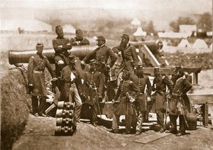 General Corcoran and Officers of the 69th New York Volunteers, 1861-65 by Mathew B. Brady