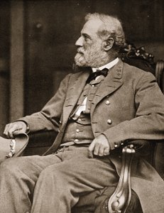 General Robert E. Lee Sitting in His House in Richmond, 1865 by Mathew B. Brady