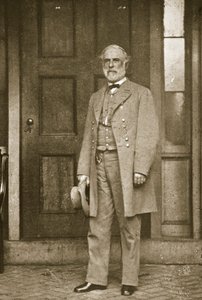 General Robert E. Lee Standing Outside His House in Richmond by Mathew B. Brady