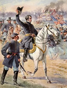 Major General Hooker at the Battle of Chancellorville, Virginia, 3rd May 1863