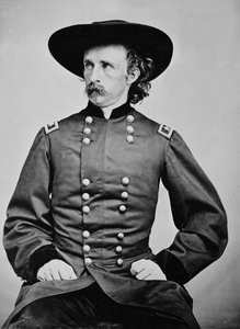 Portrait of General A. Custer (1839-1876) by Mathew Brady