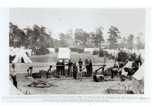Yankee Headquarters, Camp Whinfield, 3rd May 1862