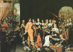 Glorification of the Dowager Electress Elisabeth Charlotte of Brandenburg as the Queen of Sheba by Mathias Czwiczek