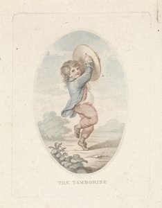 Boy with Tambourine by Mathias de Sallieth