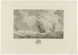 Dutch Fleet in the Storm, 1784