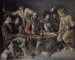 A Quarrel by Mathieu Le Nain