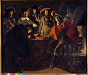 La Tabagie ou le Corps de Garde by Mathieu Le Nain