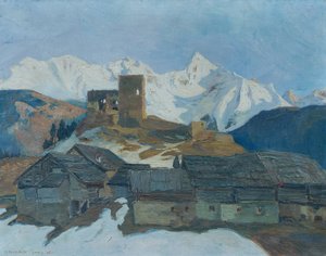 Winter in Ladis (Tyrol) by Mathilde Sitta Allé
