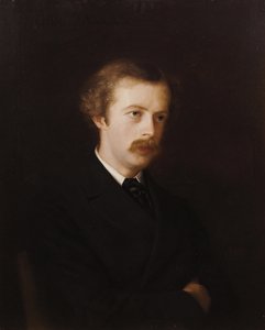 Portrait of the Poet Arthur Symons by Mathilde de La Tour Comtesse