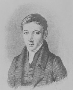 Robert Owen, 1823 by Matilda Heming