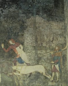 Men Hunting with Dogs (detail)