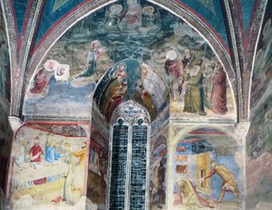 Scenes from The Life of St. John the Baptist, from The Chapel of St. Jean by Matteo Giovanetti