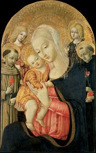Madonna and Child with Angels and Saints