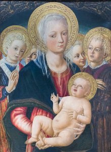 Madonna and Child with angels