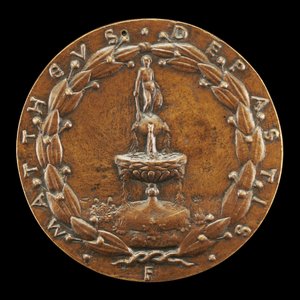 Fountain Surmounted by a Nude Male Figure by Matteo di Andrea de Pasti