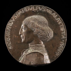 Sigismondo Pandolfo Malatesta, Lord of Rimini and Fano (obverse) by Matteo di Andrea de Pasti