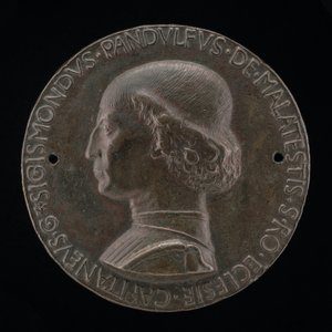 Sigismondo Pandolfo Malatesta, Lord of Rimini and Fano [obverse], 1446 by Matteo di Andrea de Pasti