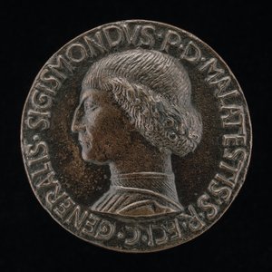 Sigismondo Pandolfo Malatesta, 1417-1468, Lord of Rimini and Fano [obverse] by Matteo di Andrea de Pasti