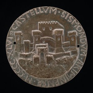 The Castle of Rimini [reverse], 1446 by Matteo di Andrea de Pasti