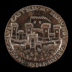 The Castle of Rimini [reverse] by Matteo di Andrea de Pasti