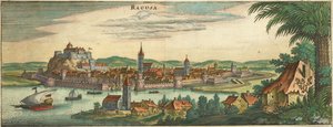 Dubrovnik - Ragusa, Negroponte by Matthaus Merian