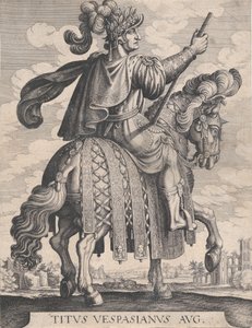 Plate 10: Emperor Titus on Horseback, from 