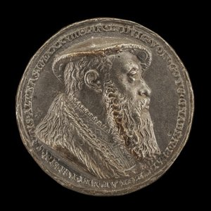 Ludwig X, 1495-1545, Duke of Bavaria 1514 (obverse), 1535 by Matthes Gebel
