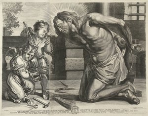 Christ Kneeling Before the Arma Christi