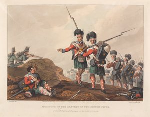 Anecdote of the bravery of the Scotch piper of the 71st Highland Regiment, at the Battle of Vimiero