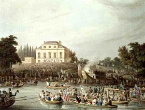 Arrival of the Watermen at Brandenburgh House by Matthew Dubourg