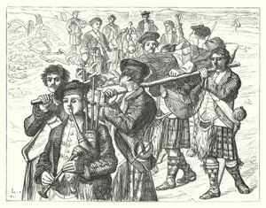 The Night After Culloden by Matthew James (attr. to) Lawless