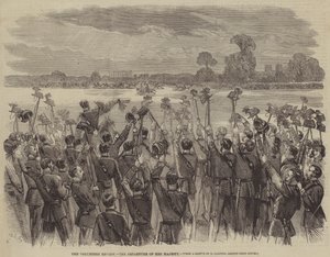 The Volunteer Review, the Departure of Her Majesty by Matthew Somerville Morgan
