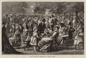 May Fair, a Sketch in Hyde Park by Matthew White Ridley
