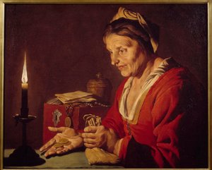 Avarice by Matthias (c.1600 p.1650) Stomer