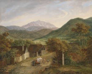 View of the Schneeberg 1860