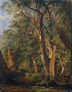 Scene from the Prater with Fishing Boys by Matthias Rudolf Toma